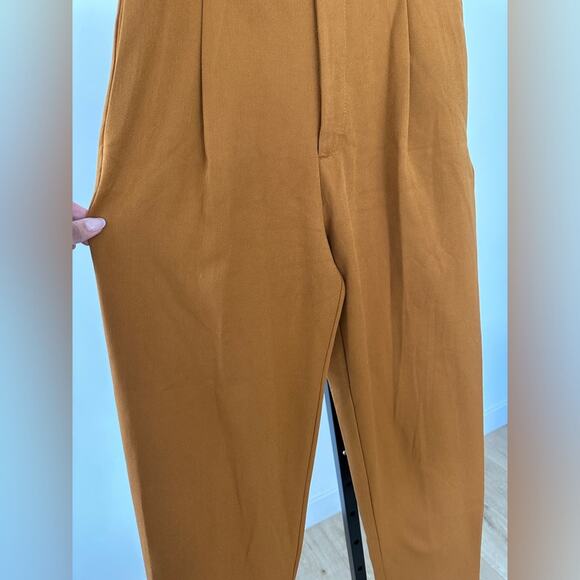 Zara TRF size xs brown caramel trousers! Worn once - Picture 3 of 7